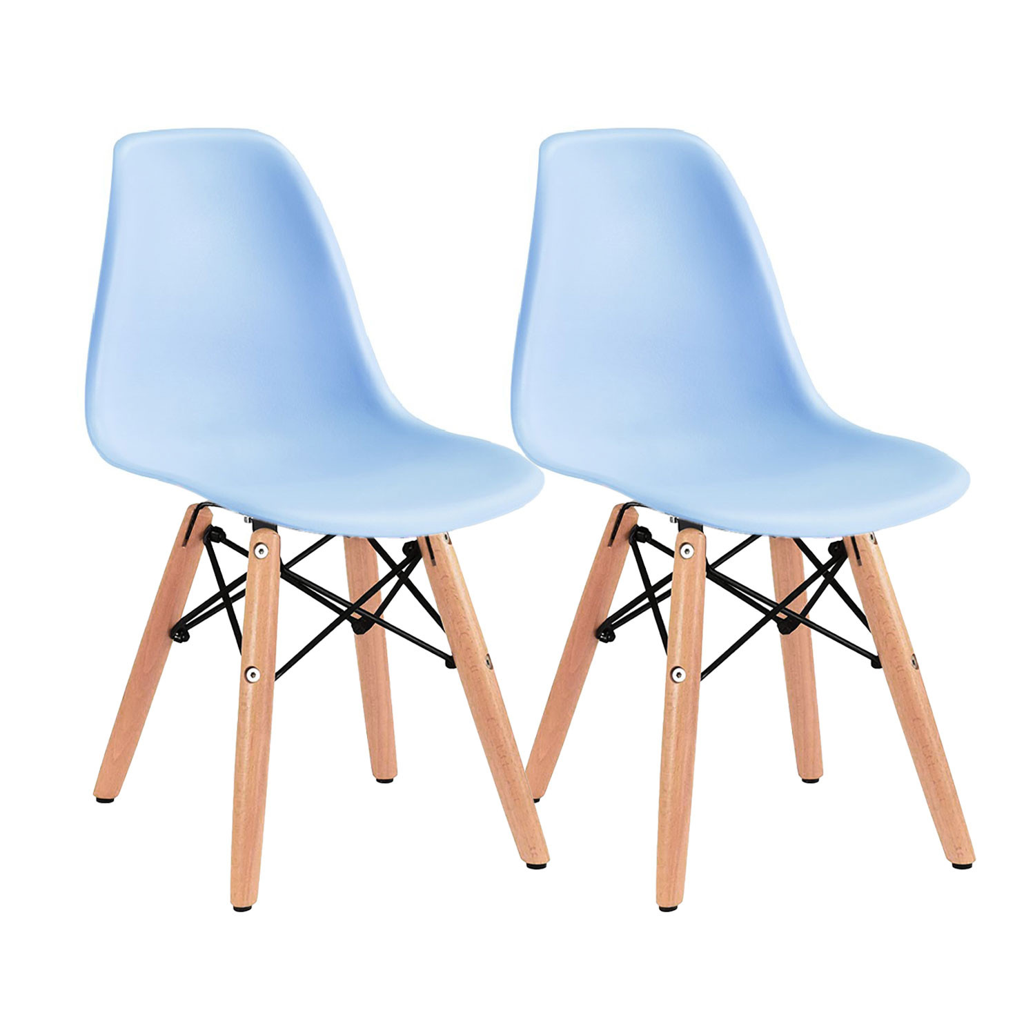 Pack 2 Sillas de Dormitorio Infantiles 35x30.5x57.5cm Thinia Home Mobiliario Infantil 1
